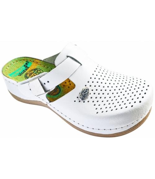 Женские тапочки-сабо 900 белый - Обувная фабрика «Обувь из Сербии (ИП Захаров А.П.)»