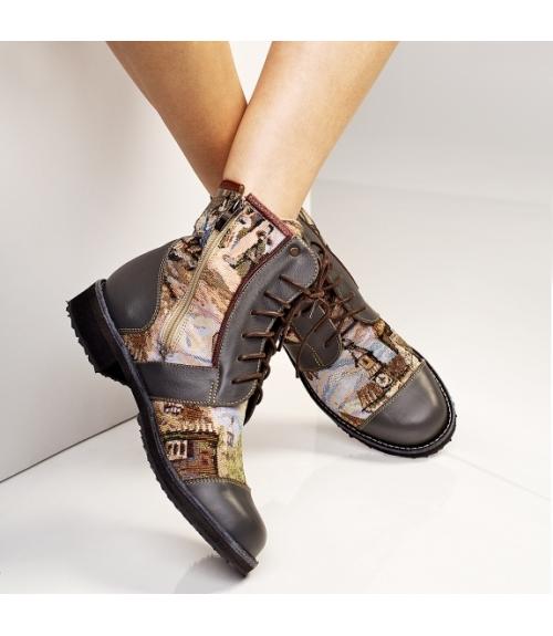 женские полуботинки из гобелена - Обувная фабрика «ZimoV»