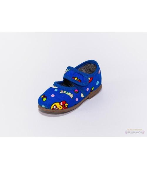 Тапочки детские на липучке - Обувная фабрика «Башмачок»