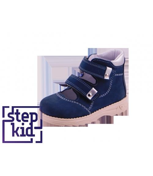 Детские туфли синий серебро STEPKID - Обувная фабрика «STEPKID»