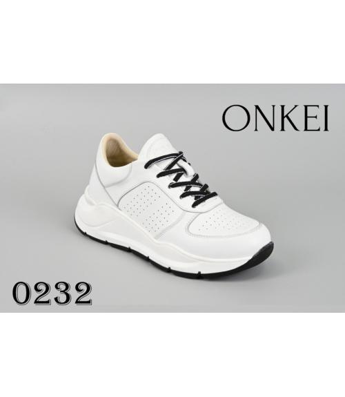 Кроссовки женские из натуральной кожи - 0232 ONKEI - Обувная фабрика «ONKEI»