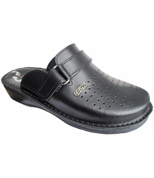 Мужские тапочки-сабо черный Leon сабо - Обувная фабрика «Обувь из Сербии (ИП Захаров А.П.)»