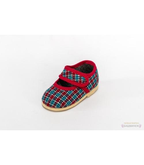 Тапочки детские на липучке,  мод. 107  - Обувная фабрика «Башмачок»