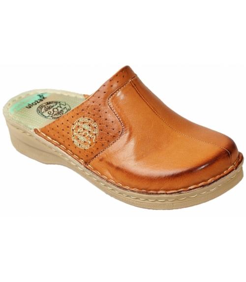 Женские тапочки-сабо 360 коричневый - Обувная фабрика «Обувь из Сербии (ИП Захаров А.П.)»