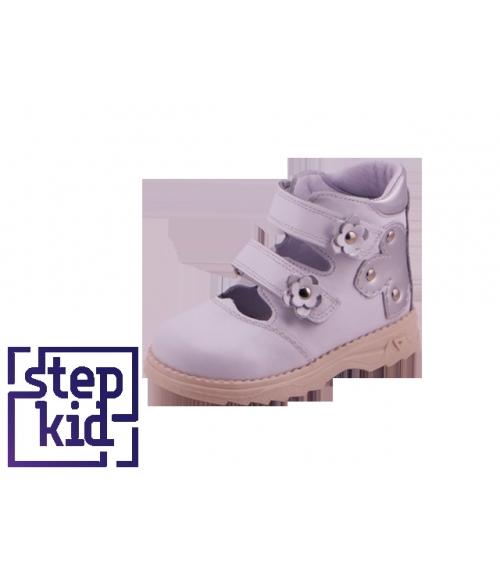 Детские туфли белый-серебро STEPKID - Обувная фабрика «STEPKID»