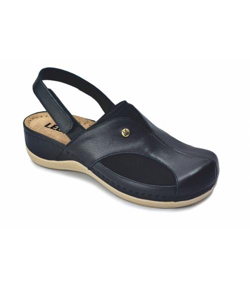 Женские сандалии-сабо 913 черный Leon сабо - Обувная фабрика «Обувь из Сербии (ИП Захаров А.П.)»