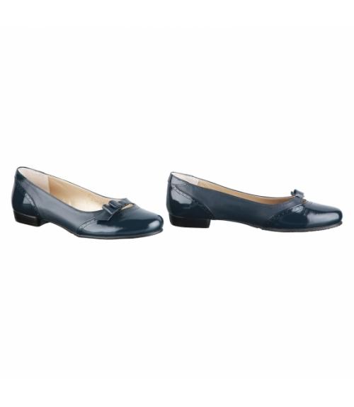 Туфли - Балетки синие - Обувная фабрика «Sateg»