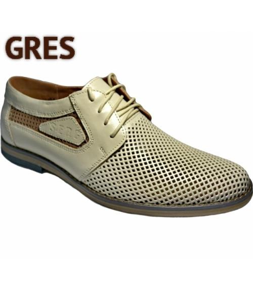 Полуботинки мужские с перфорацией - Обувная фабрика «Gres»