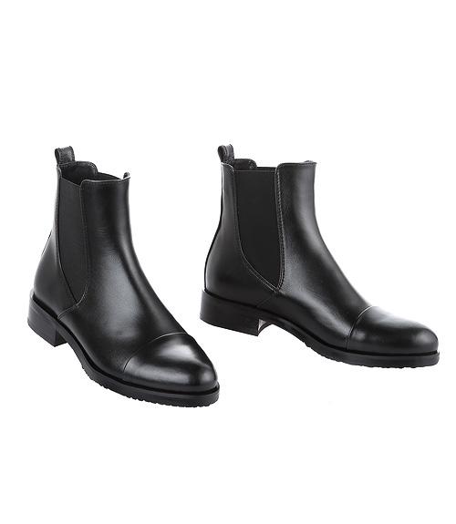 Ботинки без молнии на низком каблуке - Обувная фабрика «Sateg»