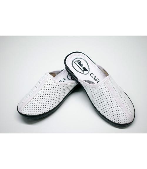 Домашние женские тапочки белые - Обувная фабрика «Фривей»