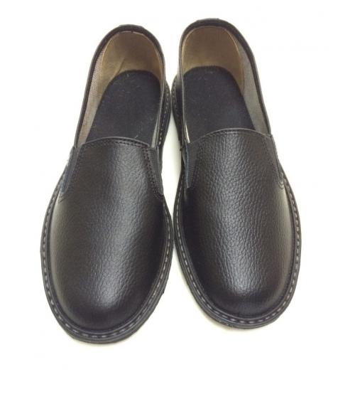 Тапочки кожаные с цельной союзкой - Обувная фабрика «Восход»