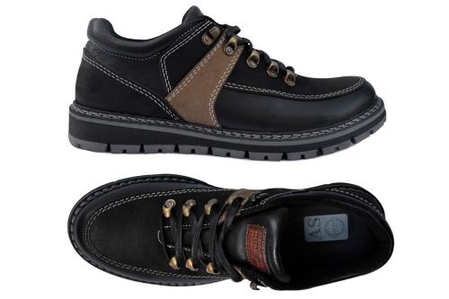 Мужские кожаные полуботинки - Обувная фабрика «AS»