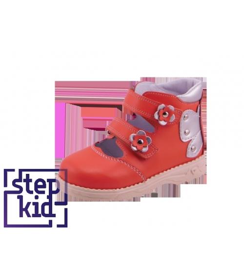 Детские туфли коралловый серебро STEPKID - Обувная фабрика «STEPKID»