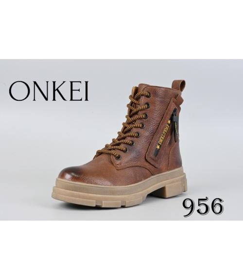 Ботинки женские из натуральной кожи - ONKEI 956 - Обувная фабрика «ONKEI»