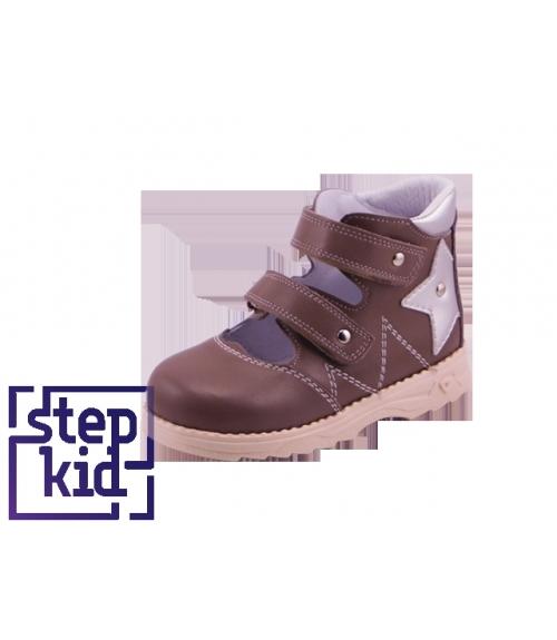 Туфли коричневый серебро STEPKID - Обувная фабрика «STEPKID»