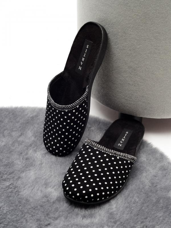 Домашняя обувь MARTIS, женские тапочки модель М-100, цвет: черный - Обувная фабрика «MARTIS»
