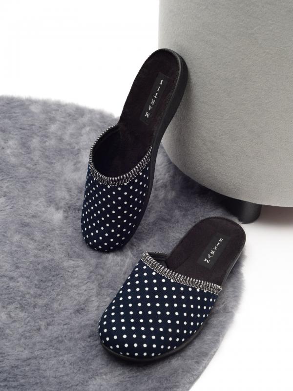 Домашняя обувь MARTIS, женские тапочки модель М-100, цвет: синий - Обувная фабрика «MARTIS»