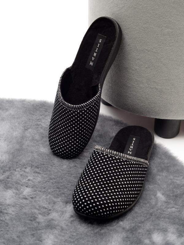 Домашняя обувь MARTIS, женские тапочки модель М-100, цвет: черный - Обувная фабрика «MARTIS»