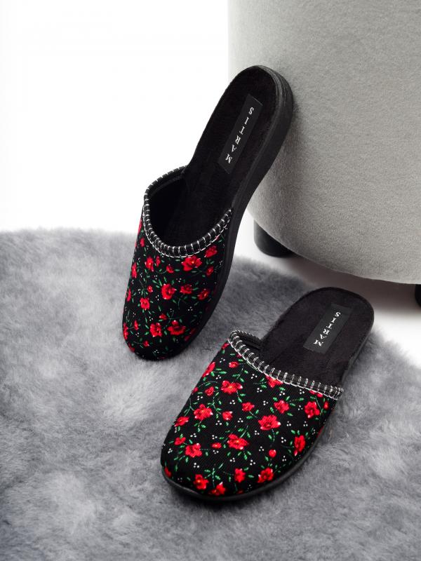 Домашняя обувь MARTIS, женские тапочки модель М-101, цвет: черный - Обувная фабрика «MARTIS»