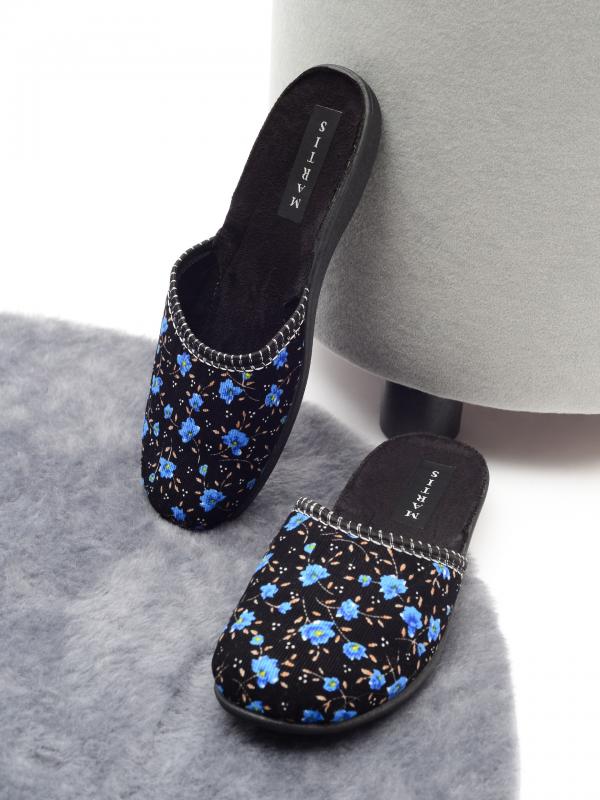Домашняя обувь MARTIS, женские тапочки модель М-101, цвет: черный - Обувная фабрика «MARTIS»