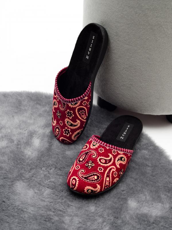 Домашняя обувь MARTIS, женские тапочки модель М-102, цвет: красный - Обувная фабрика «MARTIS»