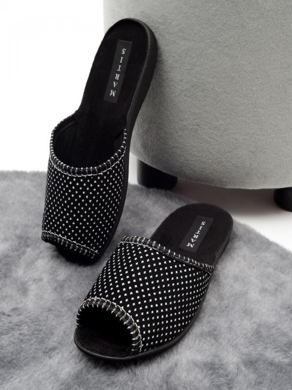 Домашняя обувь MARTIS, женские тапочки модель М-200, цвет: черный - Обувная фабрика «MARTIS»