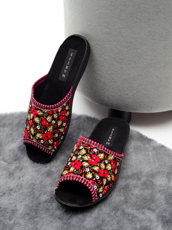 Домашняя обувь MARTIS, женские тапочки модель М-201, цвет: красный - Обувная фабрика «MARTIS»
