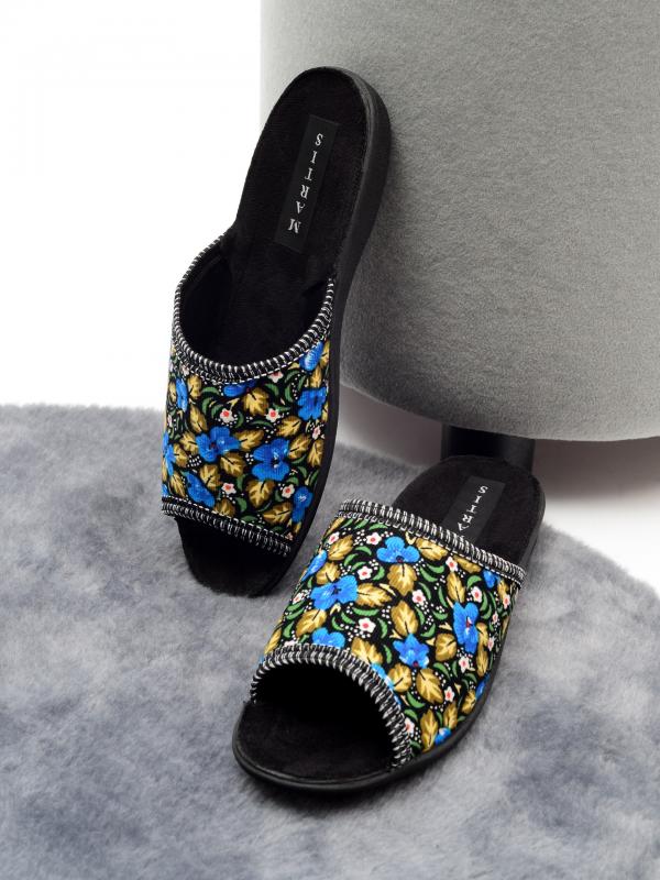 Домашняя обувь MARTIS, женские тапочки модель М-201, цвет: синий - Обувная фабрика «MARTIS»