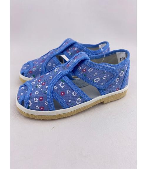 Детские сандалии текстильные для девочек на липучке - Обувная фабрика «ДАВЛЕКАНОВСКАЯ ОБУВНАЯ ФАБРИКА (ДОФА)»