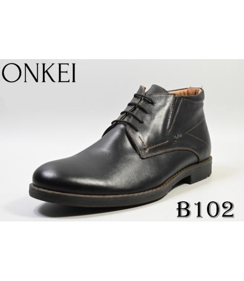 Ботинки мужские из натуральной кожи B102 ONKEI - Обувная фабрика «ONKEI»