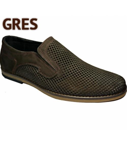 Туфли мужские с перфорацией - Обувная фабрика «Gres»