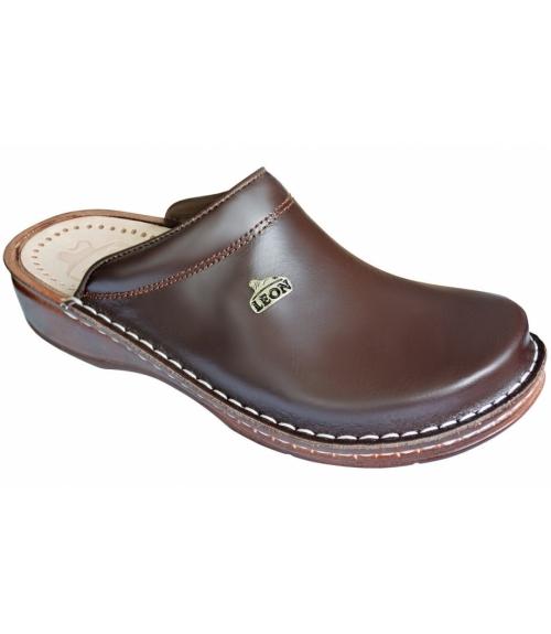 Женские тапочки-сабо V201 коричневый - Обувная фабрика «Обувь из Сербии (ИП Захаров А.П.)»