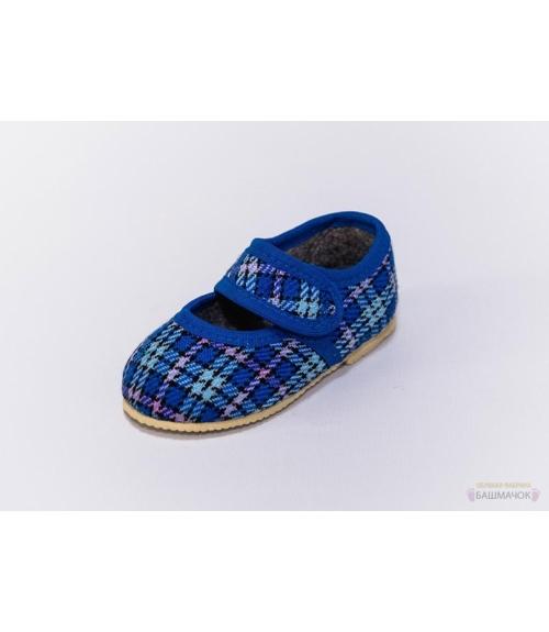 Тапочки детские на липучке,  мод. 107 - Обувная фабрика «Башмачок»