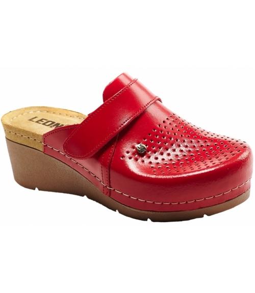 Женские тапочки-сабо 1001 красный - Обувная фабрика «Обувь из Сербии (ИП Захаров А.П.)»