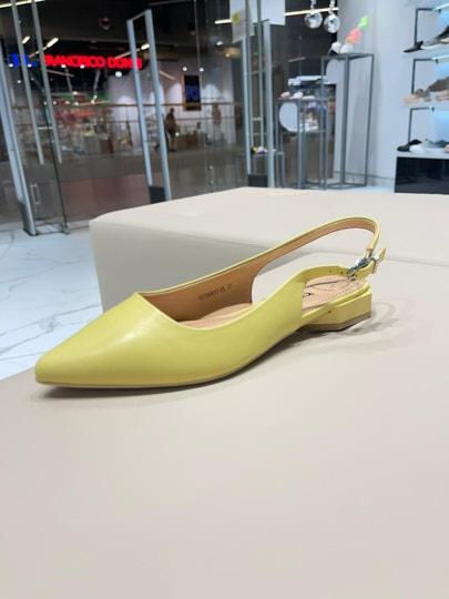 Босоножки женские цвет желтый  открытые - Обувная фабрика «IGORETII»