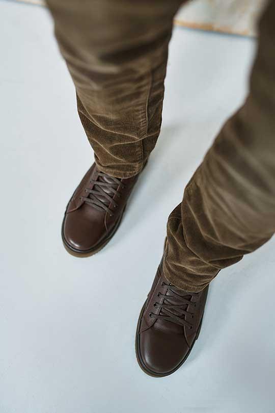 Ботинки коричневые casual натуральная кожа - Обувная фабрика «IGORETII»