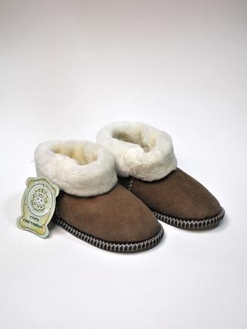 Чуни маленькие коричневые - Обувная фабрика «ОвчинаТорг»