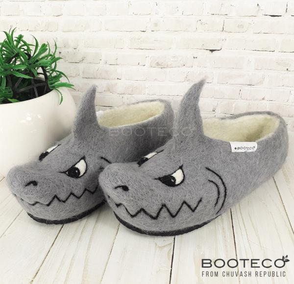 Copy: Войлочные тапочки Акула Иннокентий - Обувная фабрика «Booteco»