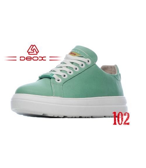 Кеды женские DEOX 102 бирюза - Обувная фабрика «DEOX»