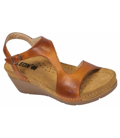 Женские сандалии-сабо коричневый Leon сабо - Обувная фабрика «Обувь из Сербии (ИП Захаров А.П.)»