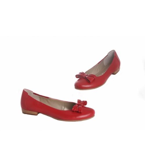 Туфли - Балетки красные - Обувная фабрика «Sateg»