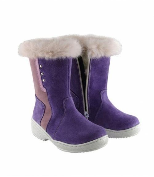 сапожки детские фиолетовые,литая подошва - Обувная фабрика «Мирунт»