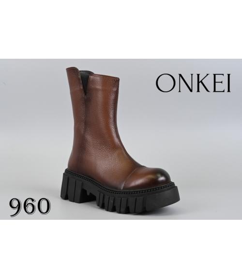 Ботинки женские из натуральной кожи - ONKEI 960 - Обувная фабрика «ONKEI»