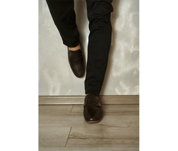 Мокасины коричневые аляска натуральная кожа - Обувная фабрика «IGORETII»