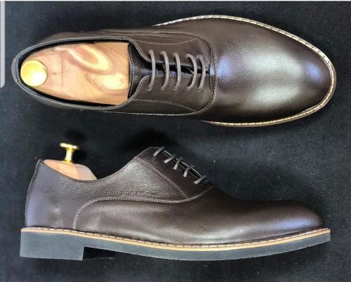 Мужские туфли темно-коричневые - Обувная фабрика «KATHAN»