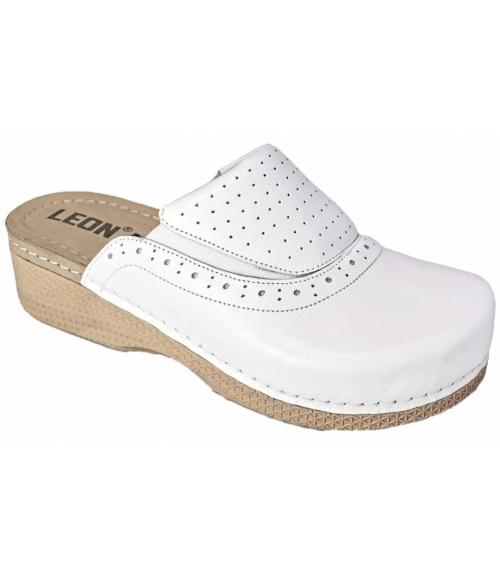 Женские тапочки-сабо 400 белый - Обувная фабрика «Обувь из Сербии (ИП Захаров А.П.)»