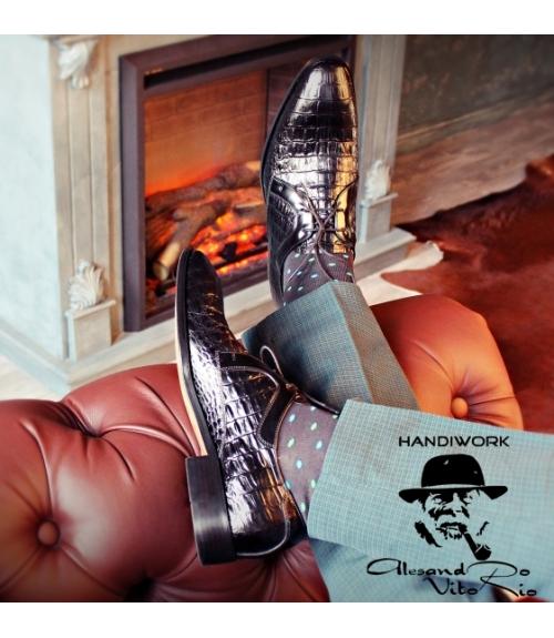 Туфли Дерби «CROCO» - Обувная фабрика «Alesandro Vitorio»