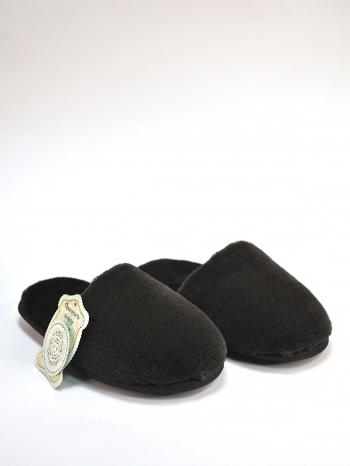 Тапочки из экомеха мужские темно-коричневые - Обувная фабрика «ОвчинаТорг»