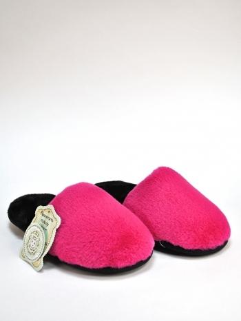 Тапочки из экомеха розовые - Обувная фабрика «ОвчинаТорг»
