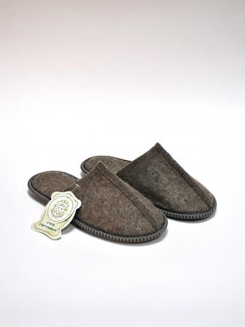 Тапочки из войлока женские со швом - Обувная фабрика «ОвчинаТорг»